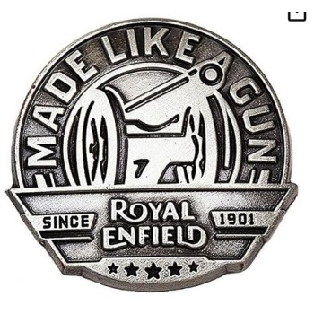 Значка Royal Enfield Gun Metal