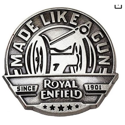Значка Royal Enfield Gun Metal