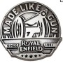 Значка Royal Enfield Gun Metal