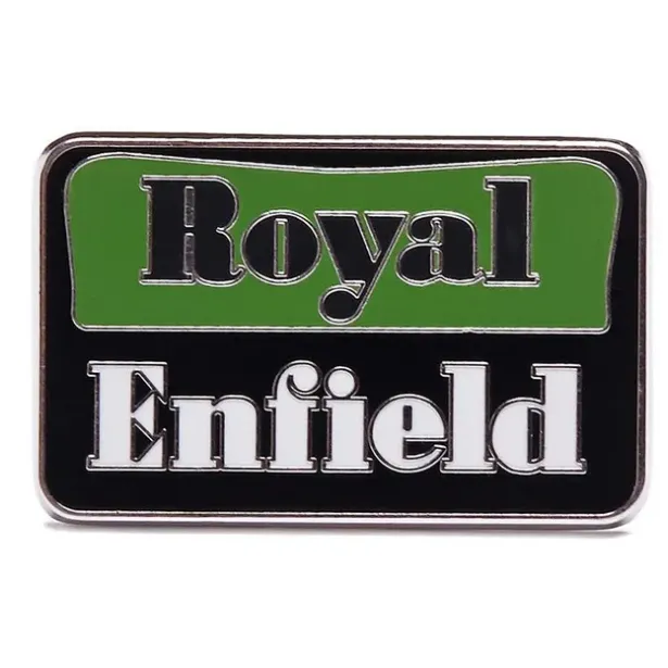 Значка Royal Enfield Black and Green